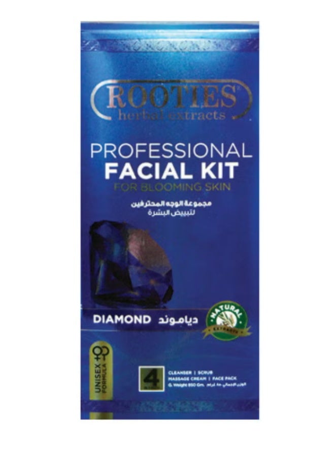 روتيس مجموعة العناية بالبشرة الاحترافية من مستخلصات الأعشاب، بشرة متألقة، عبوة 4 في 1، وزن 850 غرام. - Image 1